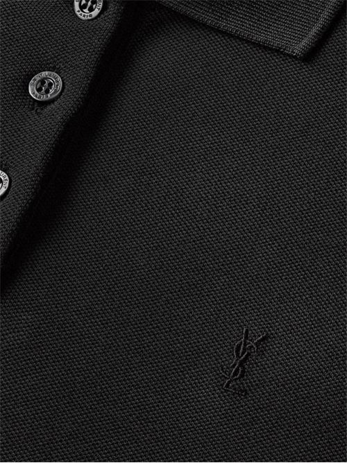 Polo con logo SAINT LAURENT | A003I4Y38EK1000